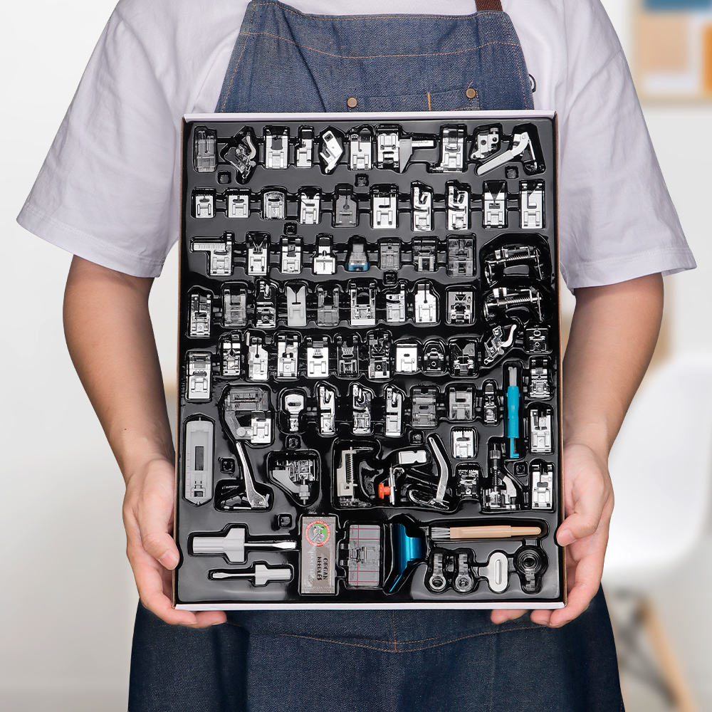 Sewing By - 82pc/SET Full Set Sewing Machine Presser