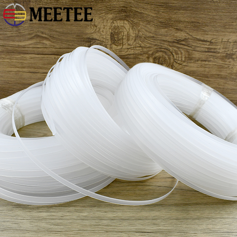 Textile Sewing Support - 10Meters 4-12mm Clear Plastic Ribbon Corset