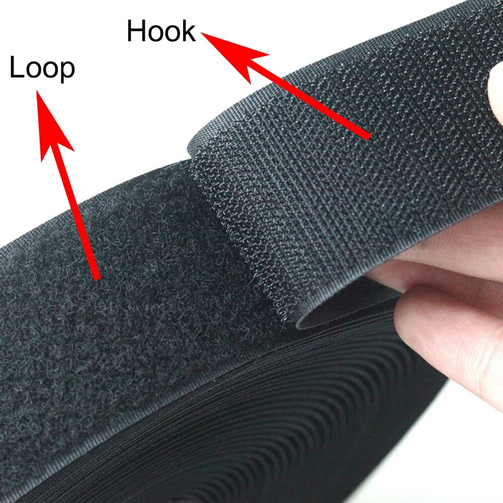 Velcro Sew On - 25Meter/Pair Reusable Non-adhesive Hook and Loop