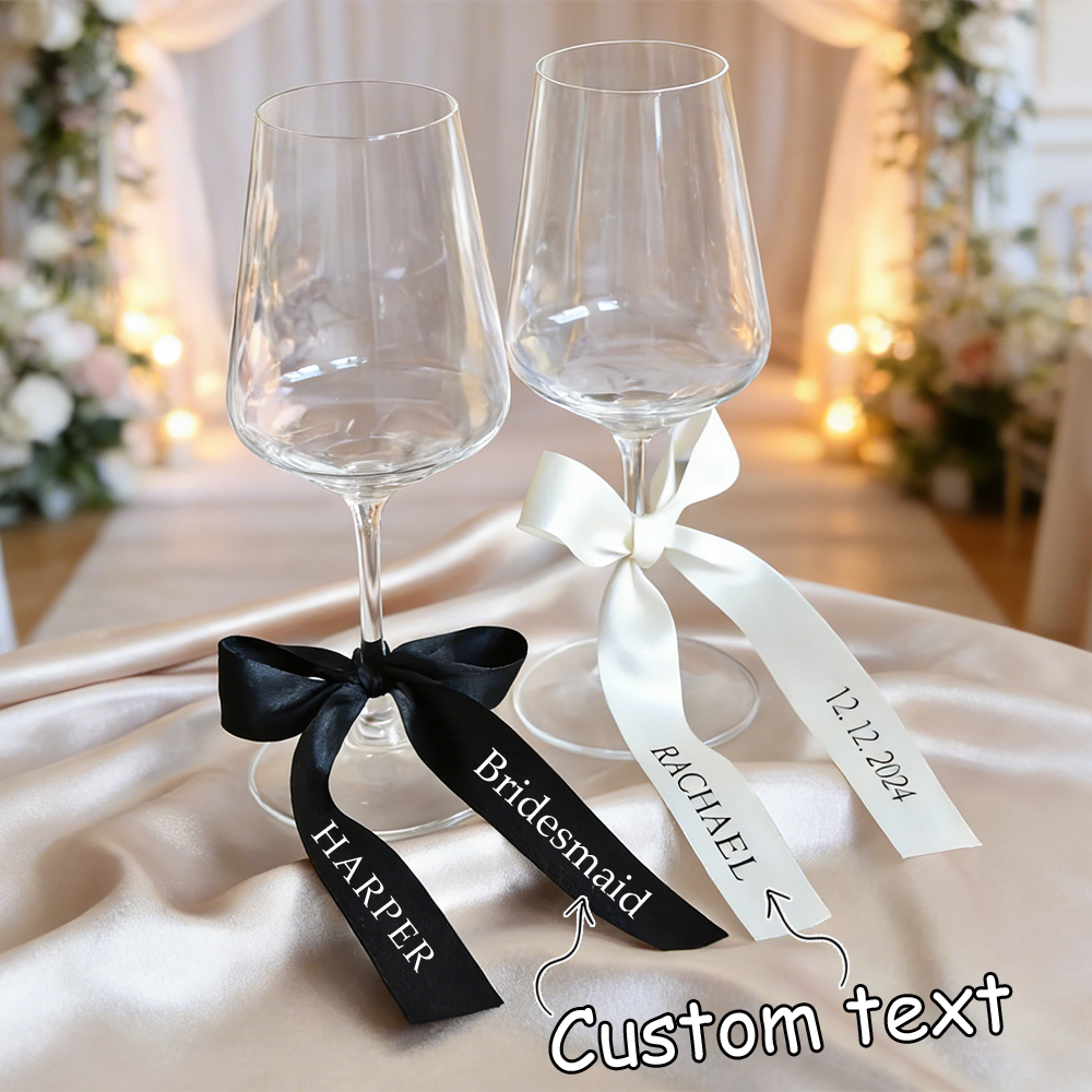 Sewing Custom - Custom Ribbon Customizable Personalized Name Date