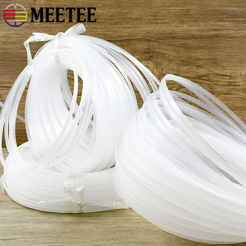 Textile Sewing Support - 10/20M Clear Sewing Plastic Ribbon 4-12mm