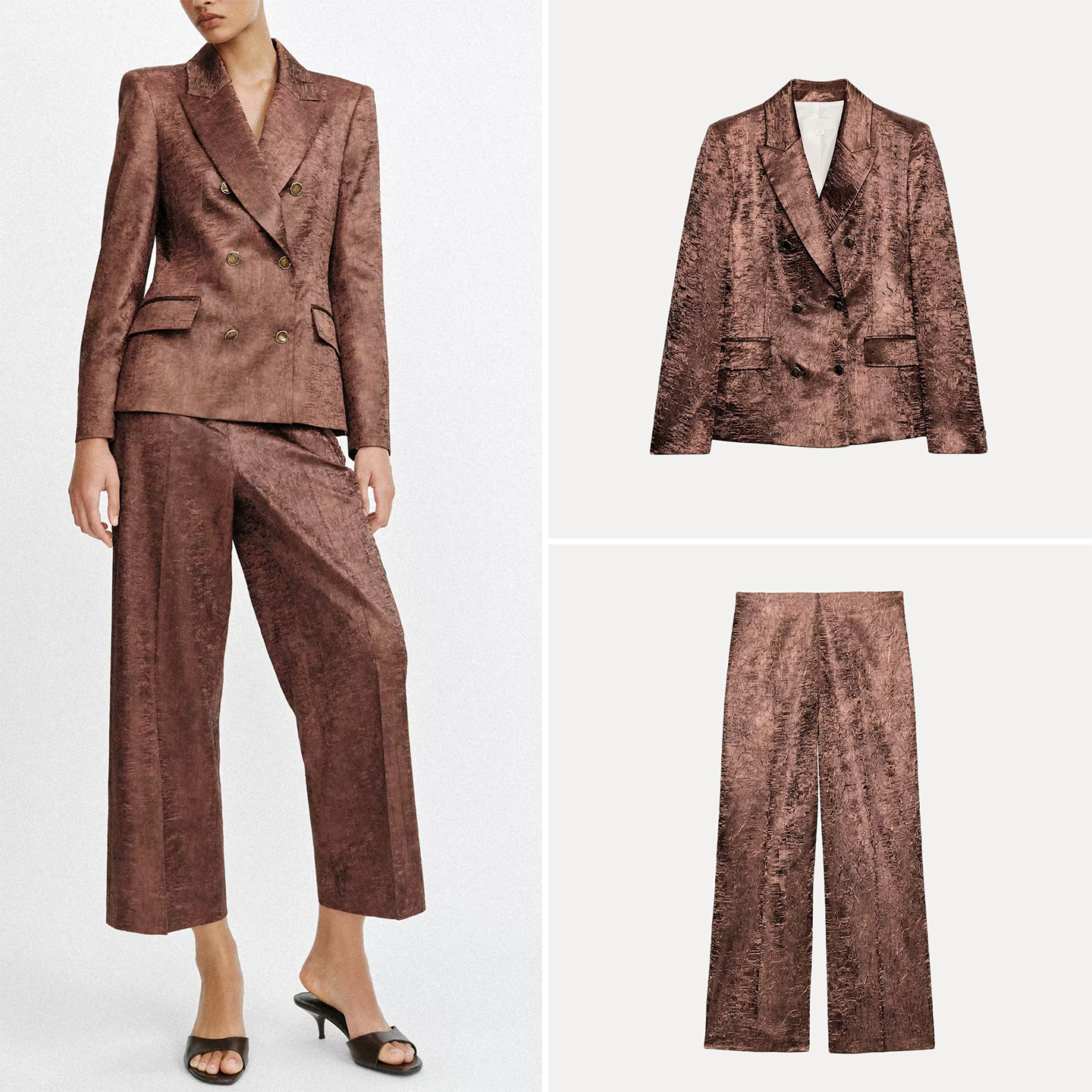Shoulder Pad Set In - Women's Fashion Suit Set with Shoulder
