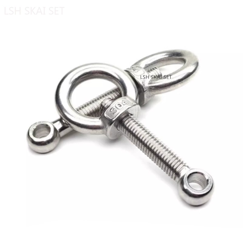 Hook Eye Fastener - 2PCS M6M8M10M12 Stainless Steel Sheep Eye