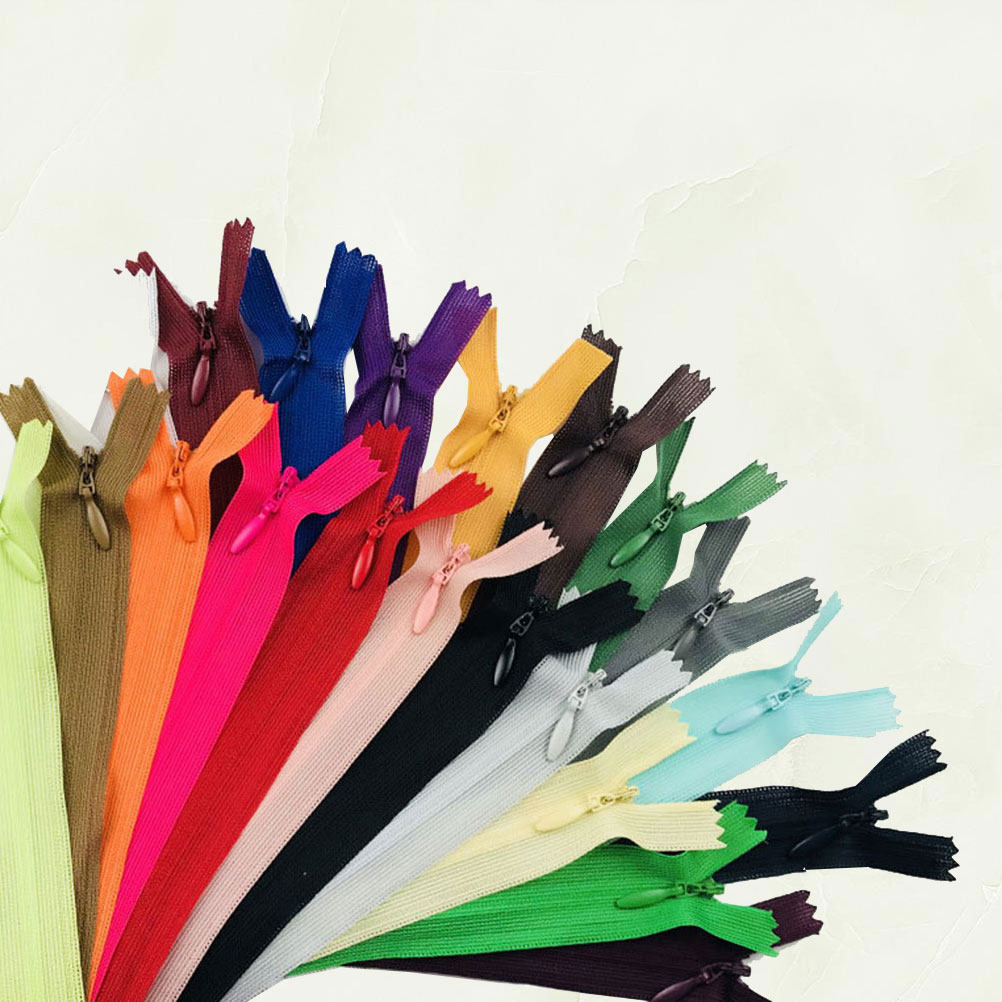 Invisible Zip Fastener - 23Pcs 25Cm Conceal Zippers Nylon Closed