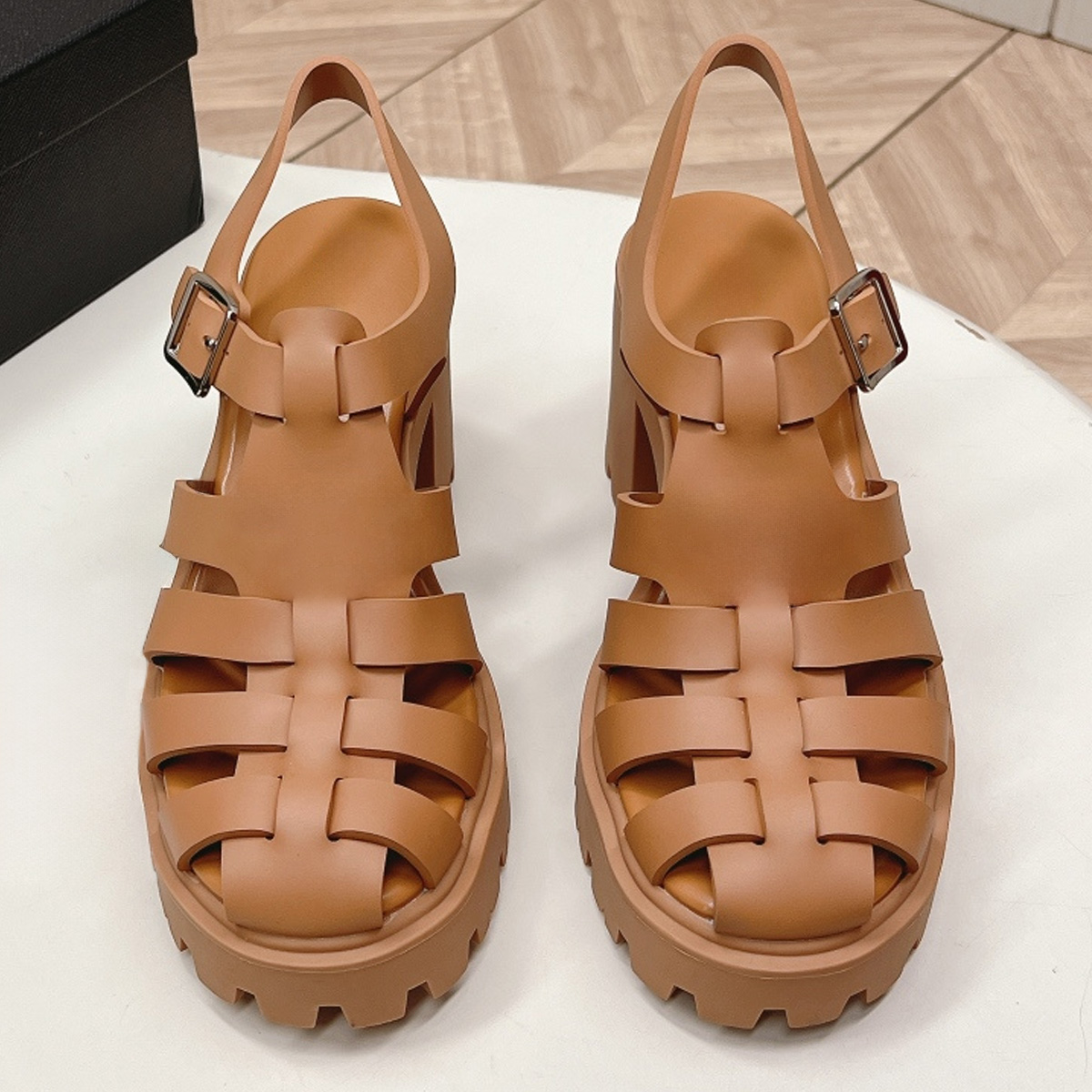 Sewing New - 2026 New Women's Round Toe Leather
