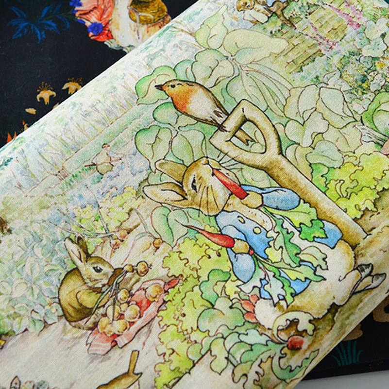Rabbit Printed Fabric Cotton f - Sewing By review and price