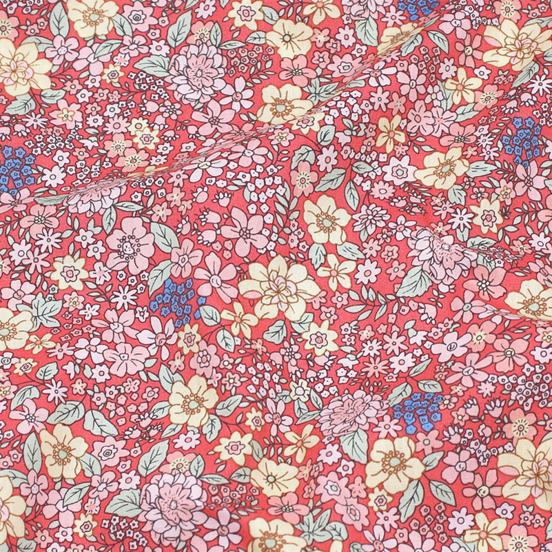 Liberty Fabric Floral Cotton P - Vintage Sewing Textile review and price