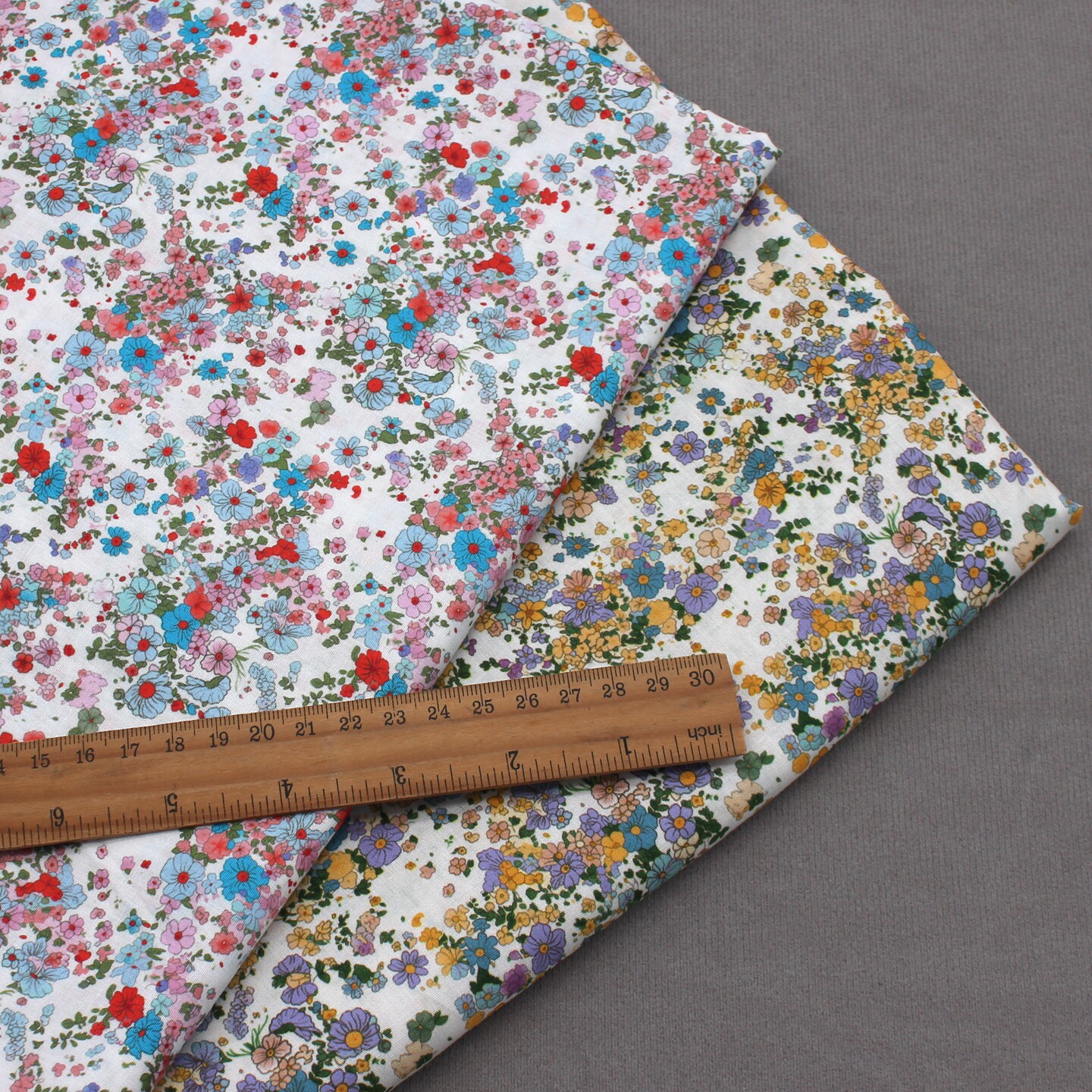 Vintage Floral 100% Cotton Fab - Vintage Sewing Textile review and price