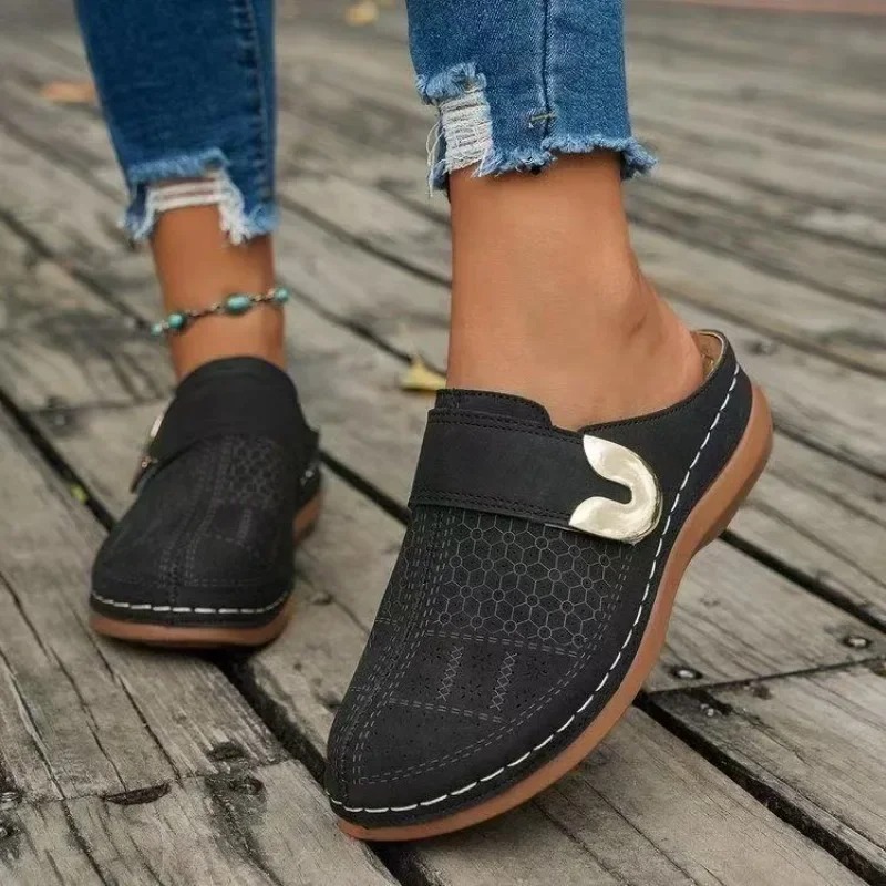 Women's solid-colored wedge sa - Velcro Sew On review and price