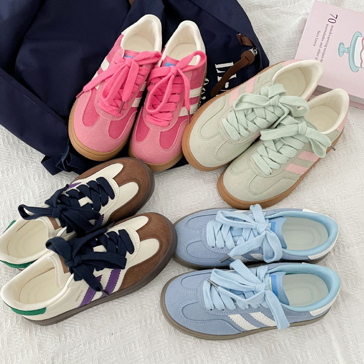 Vintage-style sneakers for wom - Sewing New review and price