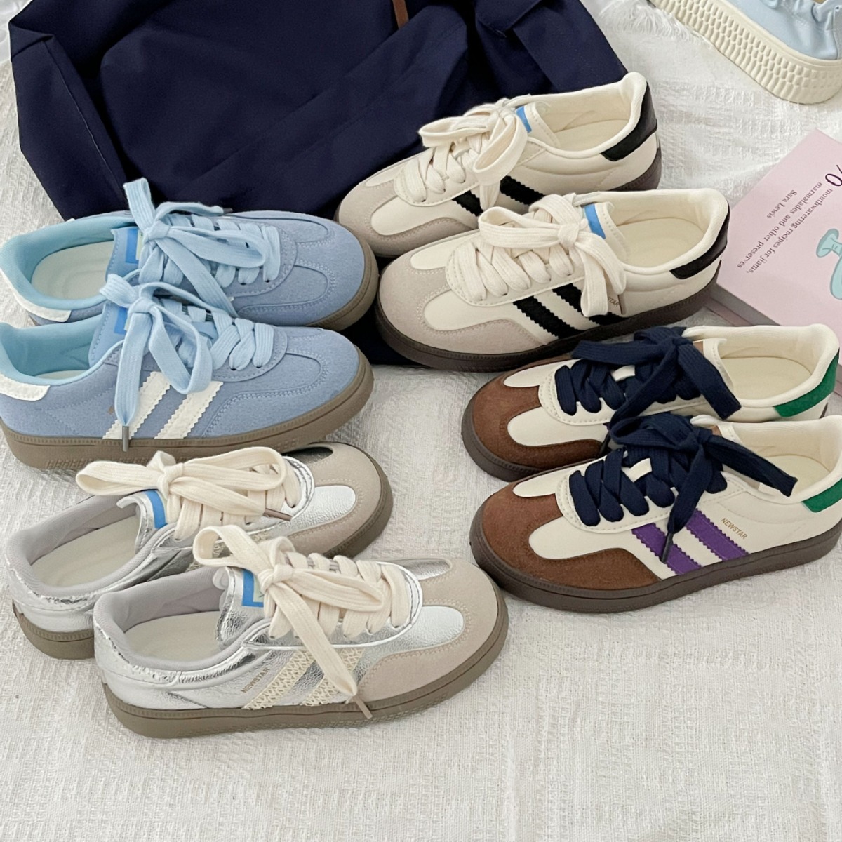Vintage-style sneakers for wom - Sewing New review and price