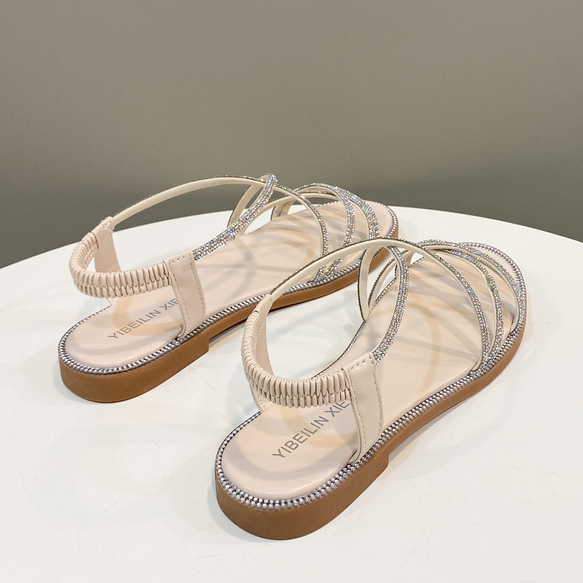 Summer Women Flat Sandals Rhin - Elastic Waistband Roll review and price