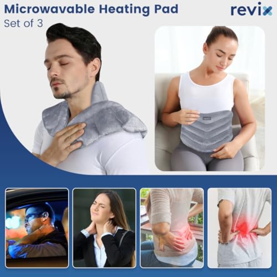 Microwave Heating Pad for Neck - Shoulder Pad Set In review and price