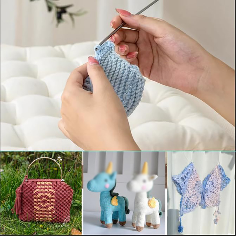4 Pcs Stainless Steel Crochet  - Sewing By review and price