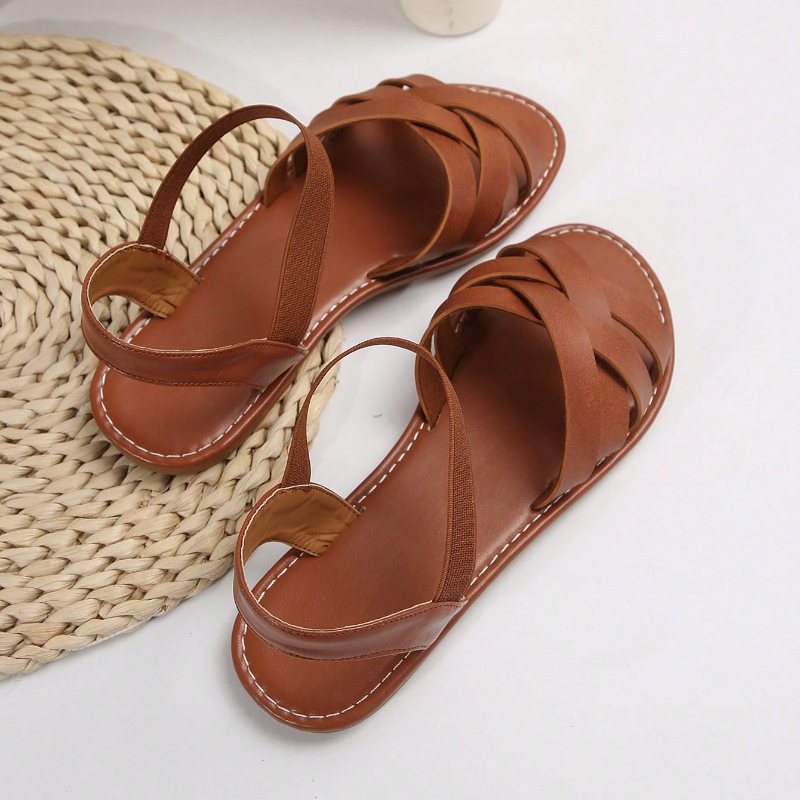Women's Beach Glamour Sandals  - Elastic Waistband Roll review and price