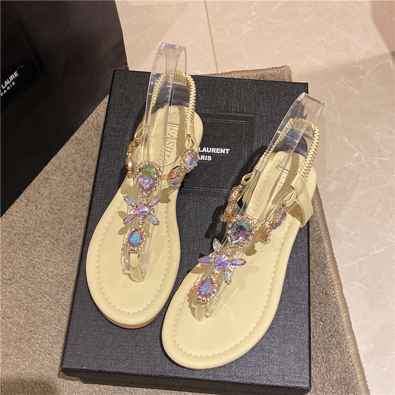 Summer Flats Sandals Women Cry - Elastic Waistband Roll review and price
