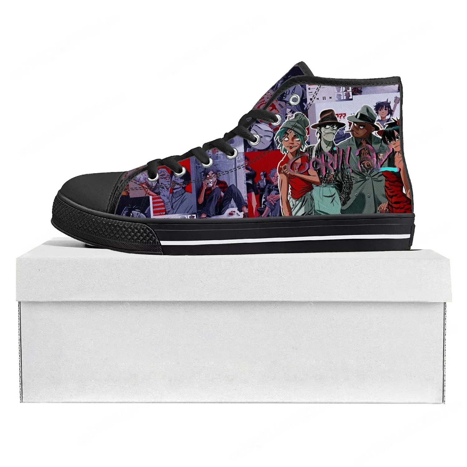 Gorillaz Band High Top High Qu - Sewing Custom review and price