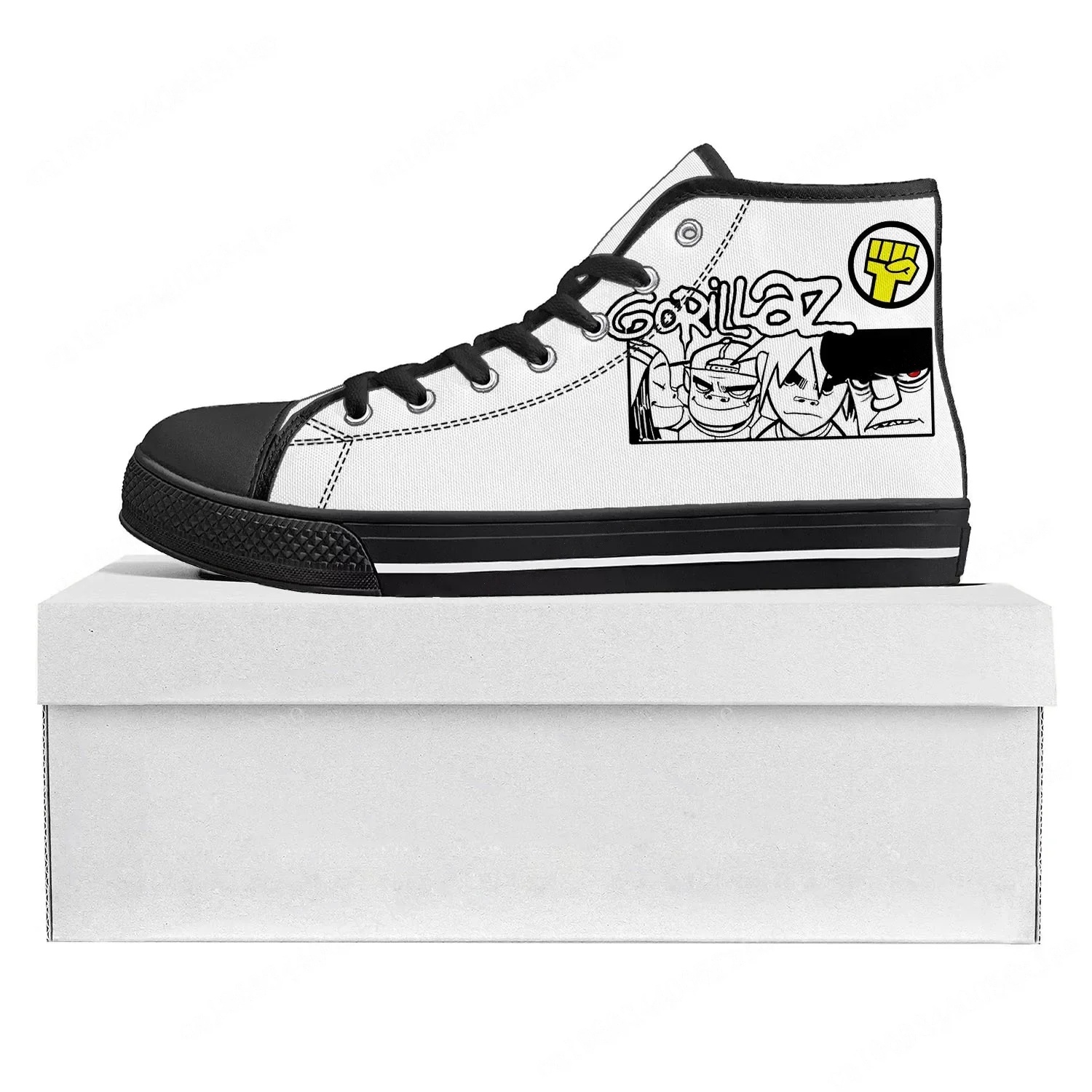 Gorillaz Band High Top High Qu - Sewing Custom review and price
