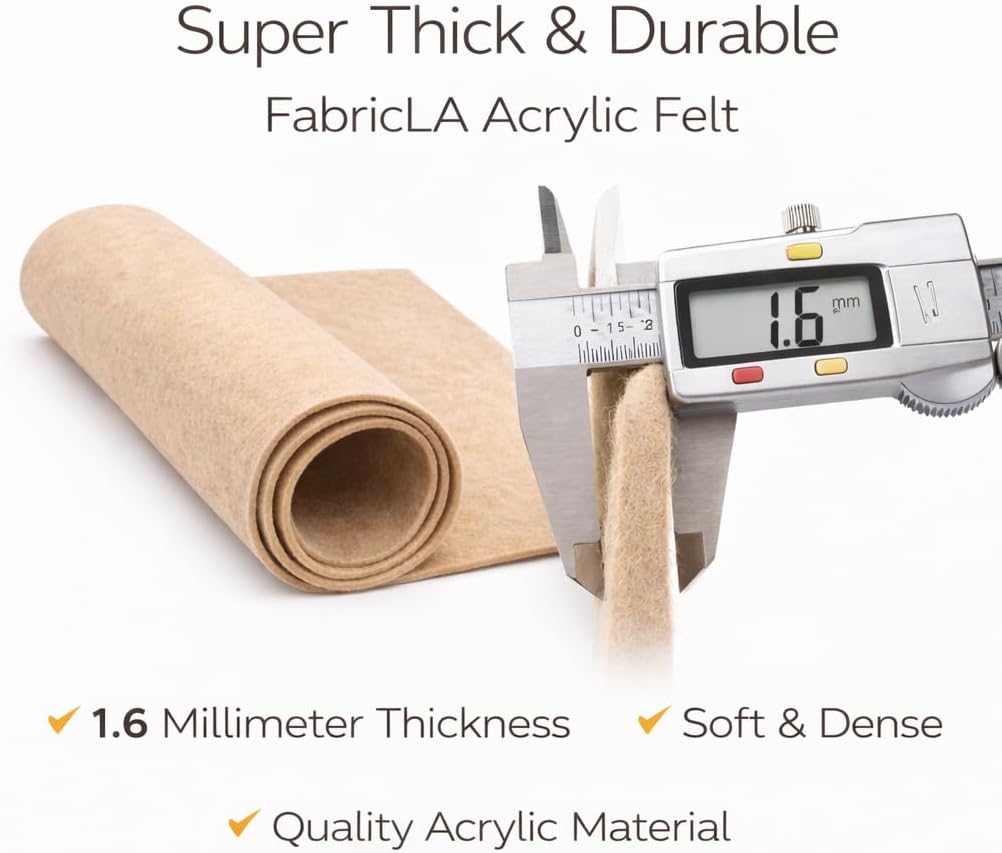 72 Inch Wide Acrylic Felt Fabr - Sewing By review and price