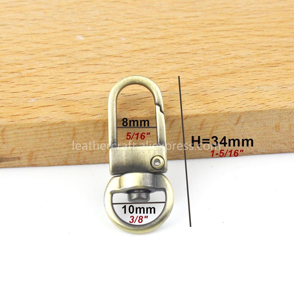1 Piece Metal Carabiner Swivel - Hook Eye Fastener review and price