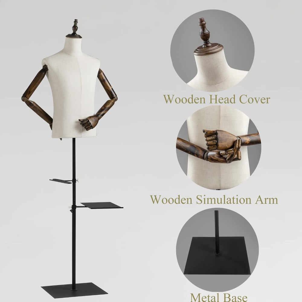 53-76inch Male Mannequin Torso - Dress Form Mannequin review and price