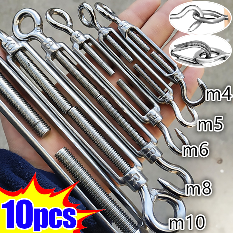 10/1pcs Stainless Steel Hook a - Hook Eye Fastener review and price