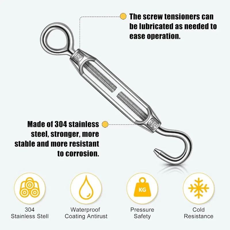 10/1pcs Stainless Steel Hook a - Hook Eye Fastener review and price