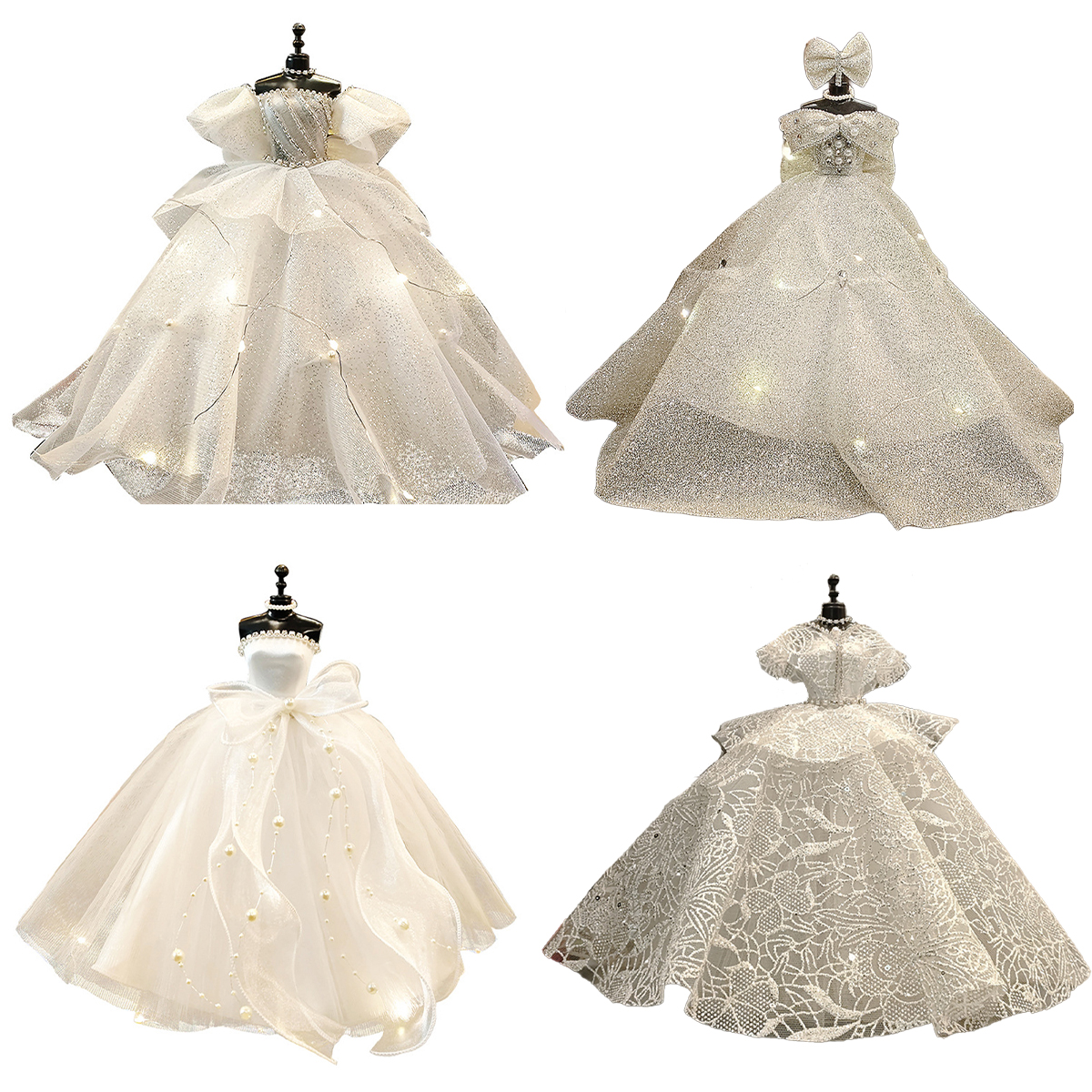 1/6 Mini Wedding Dress Set wit - Dress Form Mannequin review and price
