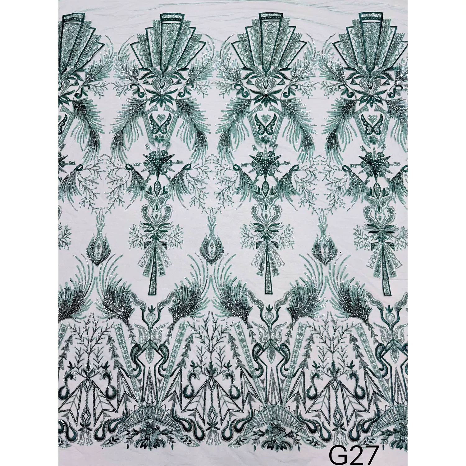 1yard soft Lace fabric Geometr - Sewing Embroidery Fabric review and price