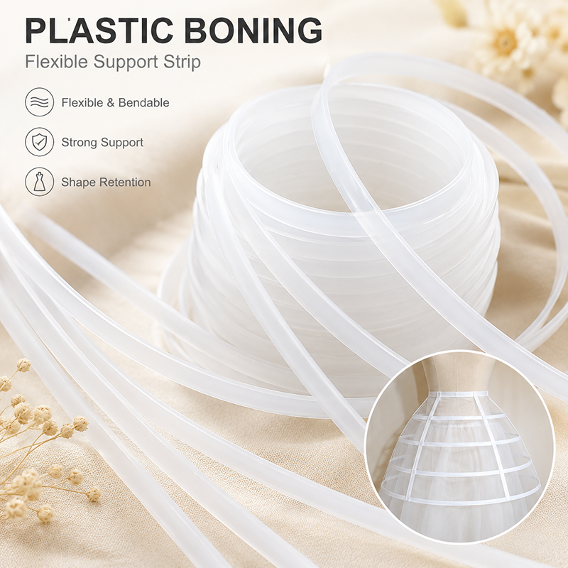 20Meters 4-12mm Clear PP Plast - Textile Sewing Support review and price