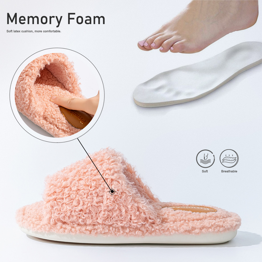 Pmoiste Fuzzy House Slippers W - Sewing House review and price
