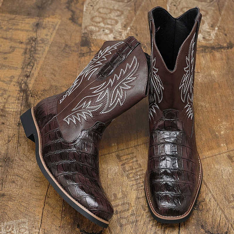 Retro wide toe Western cowboy  - Sewing Embroidery Fabric review and price
