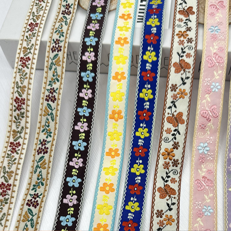 50 Yards 18-20mm Vintage Jacqu - Vintage Sewing Textile review and price
