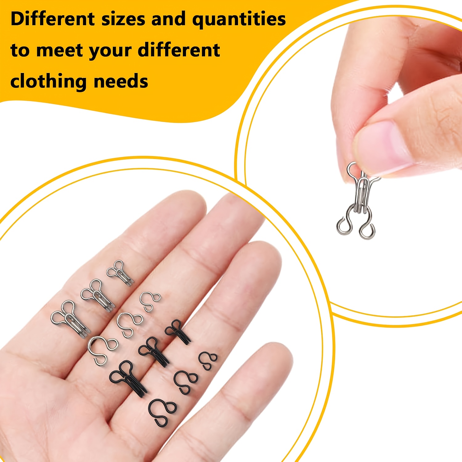 Invisible Collar Hooks and Eye - Hook Eye Fastener review and price