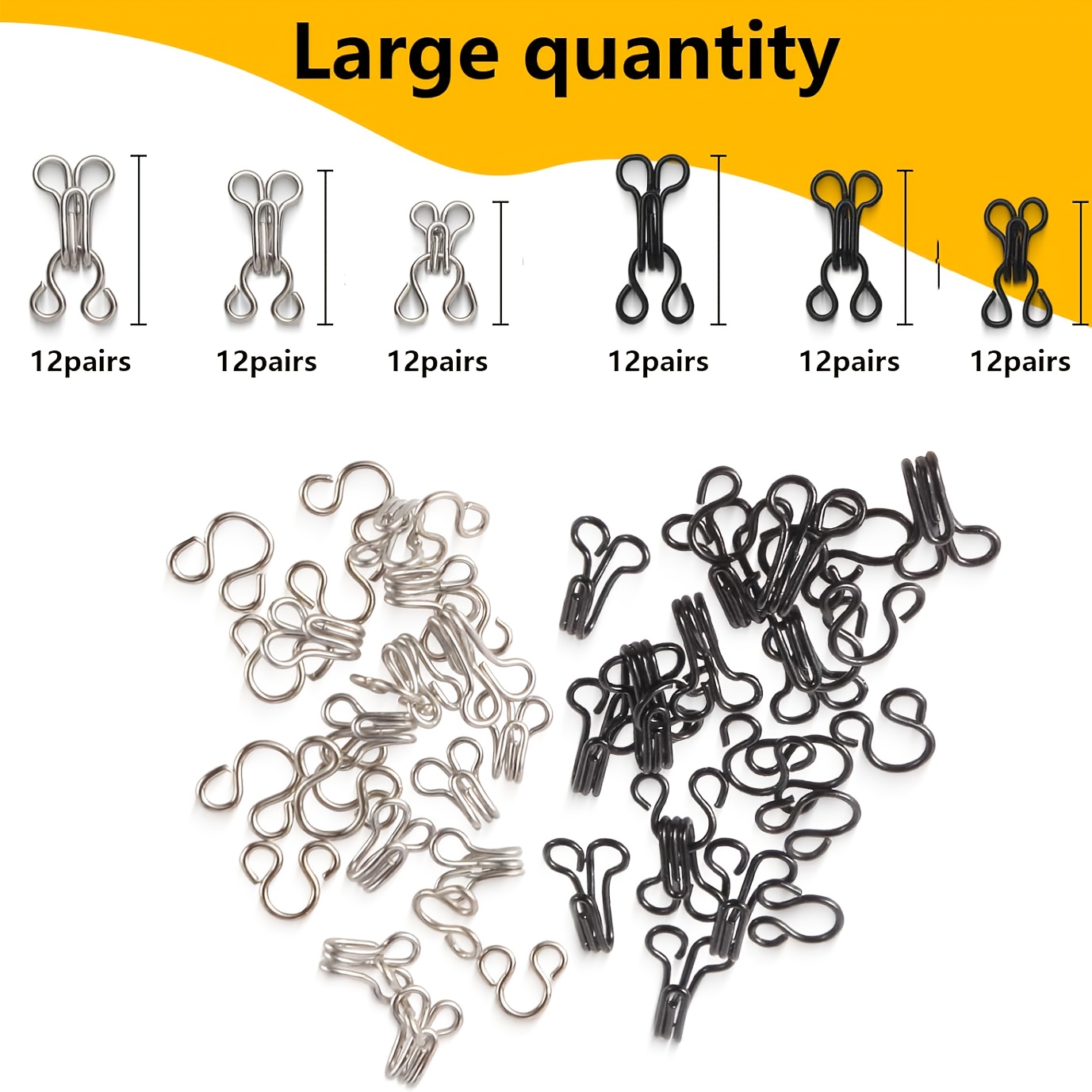 Invisible Collar Hooks and Eye - Hook Eye Fastener review and price