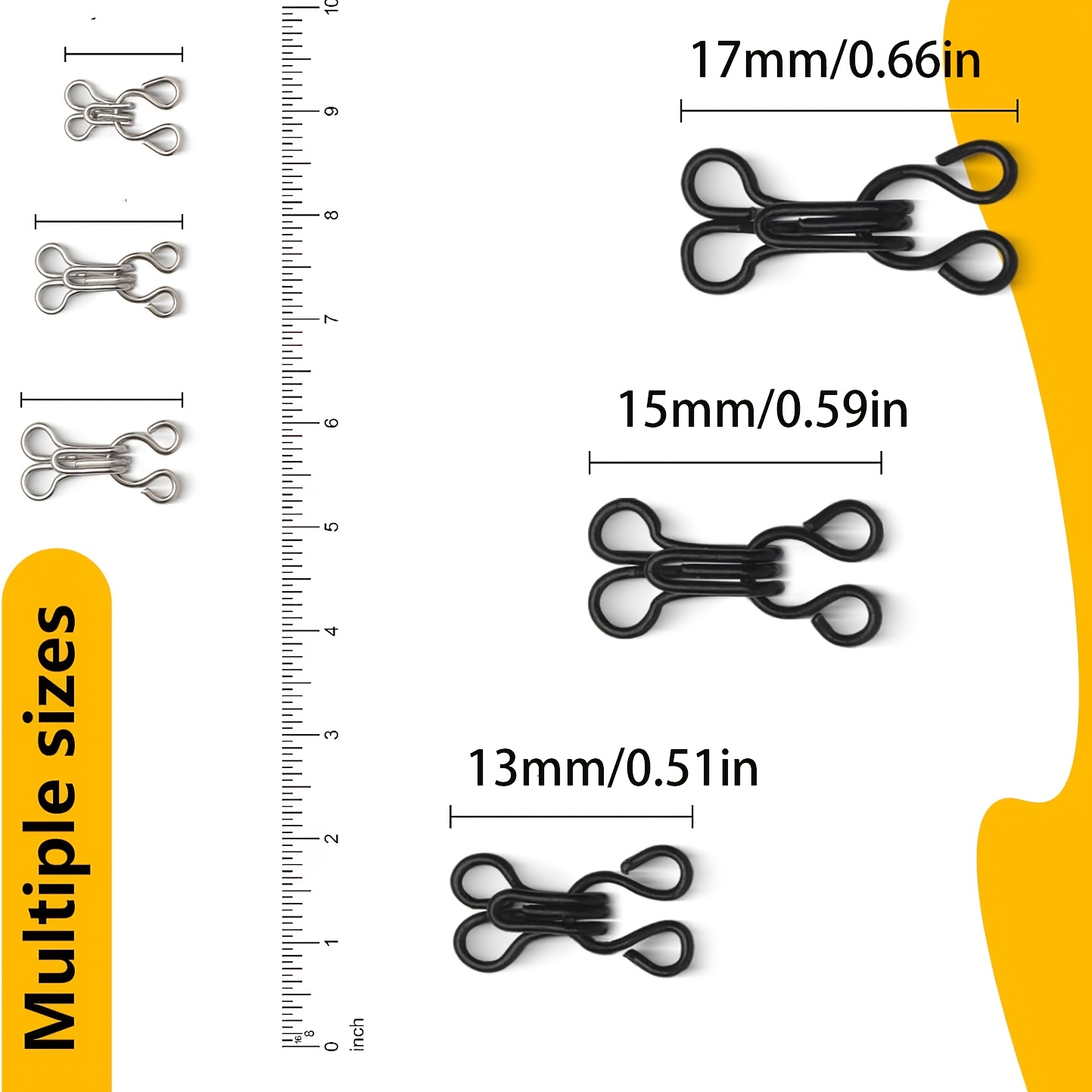 Invisible Collar Hooks and Eye - Hook Eye Fastener review and price