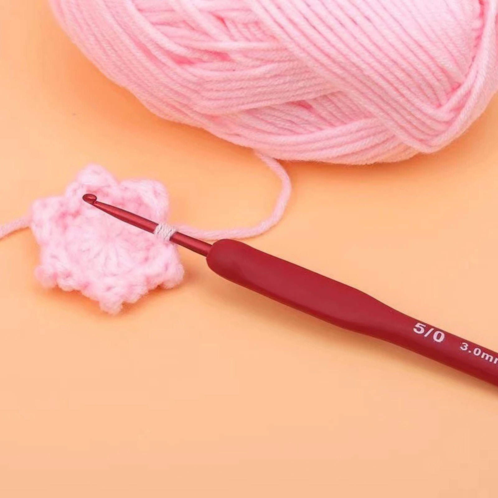 9/33pcs Red Crochet Hook set,  - Sewing By review and price