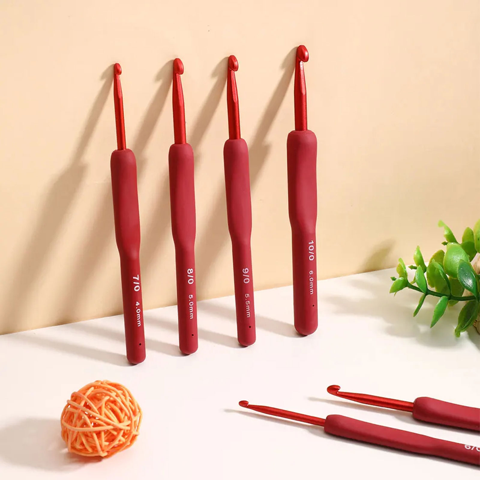9/33pcs Red Crochet Hook set,  - Sewing By review and price