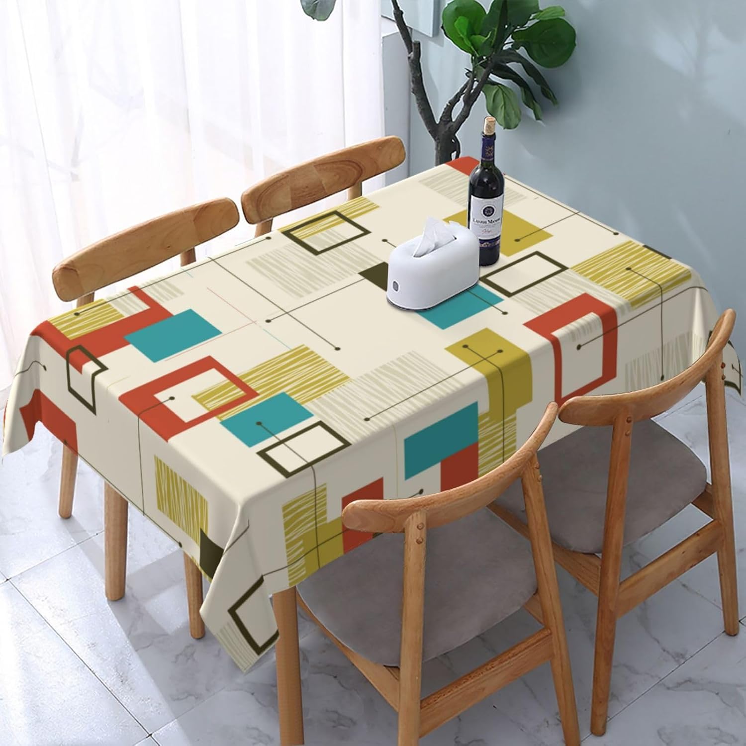 Abstract Geometric Mid Century - Century Textile & Sewing Supply By Owner review and price