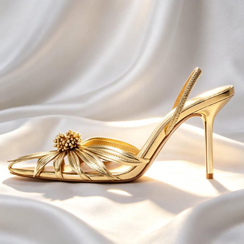 Luxury Gold Floral Detail Slin - Elastic Waistband Roll review and price