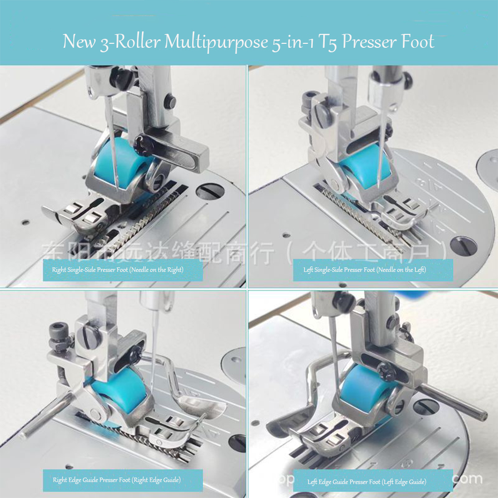 T5 3-Roller Left-Right Edge Gu - Textile Sewing Machines review and price