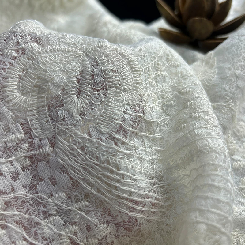 1yard Phoenix Tail Pattern Emb - Sewing Embroidery Fabric review and price