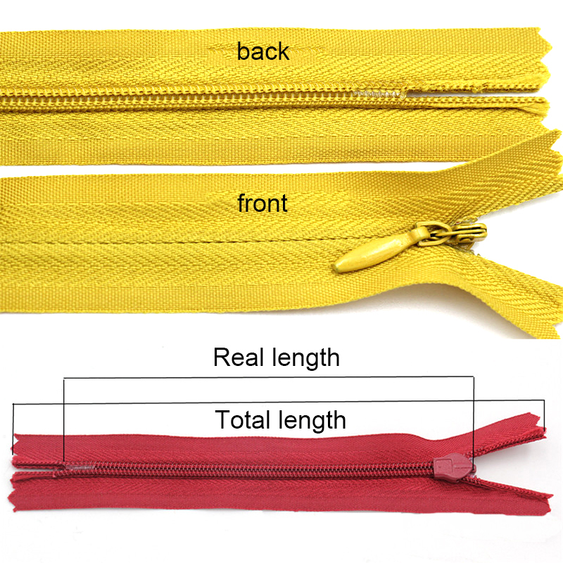 50PCS 6-24 Inch invisible zipp - Invisible Zip Fastener review and price