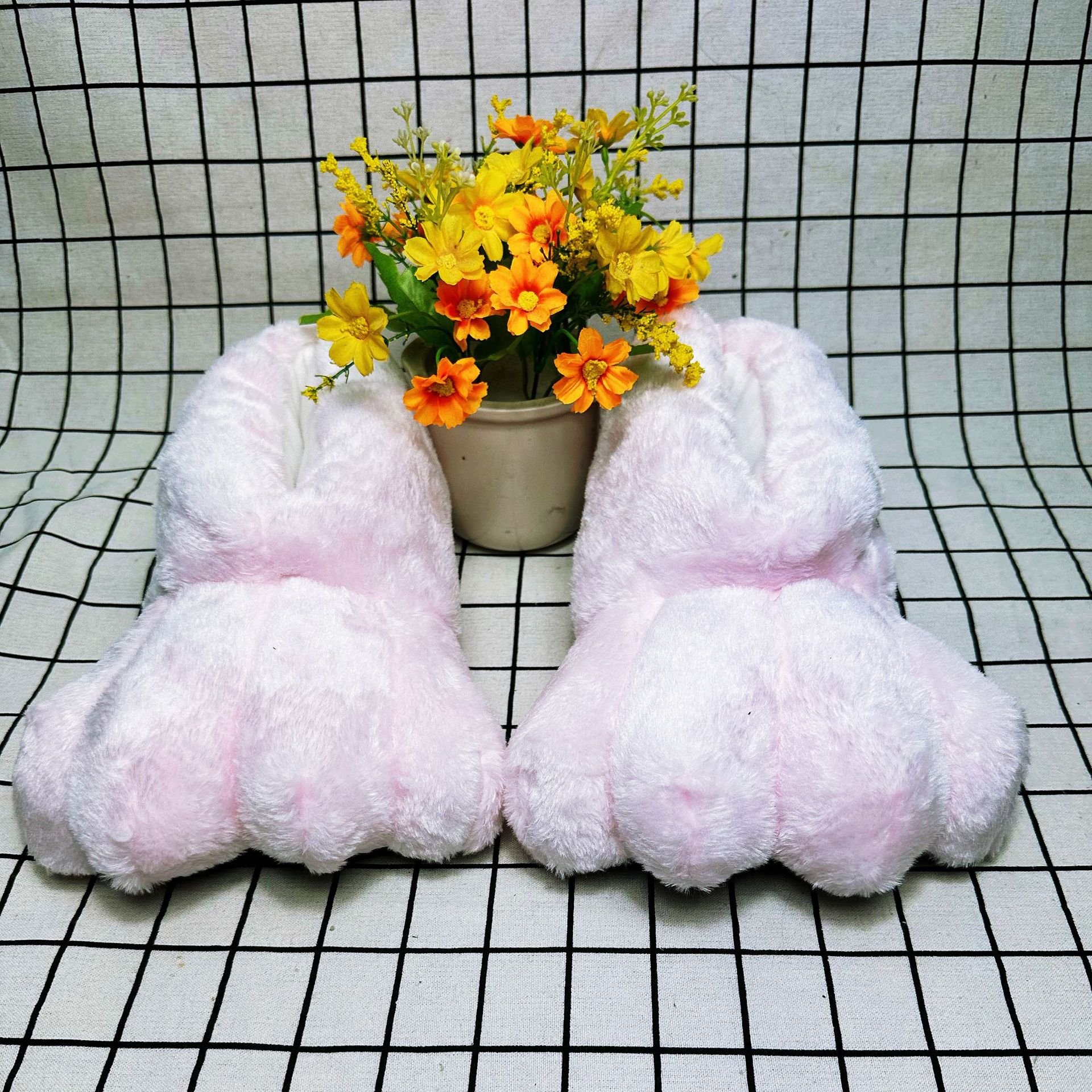 In Stock Rabbit Paw Slippers H - Sewing House review and price