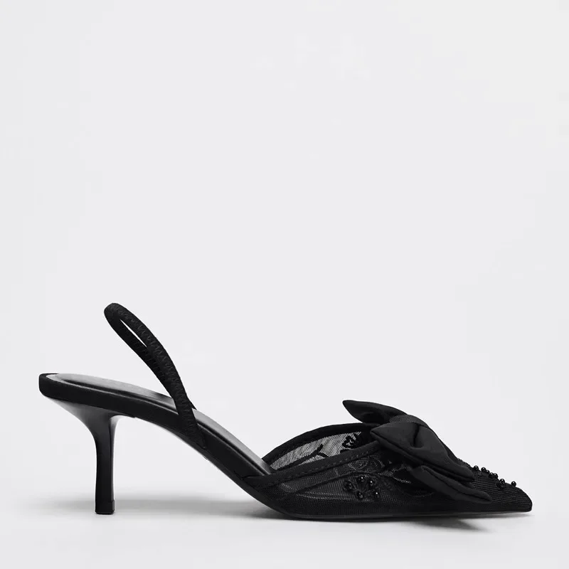 Black Mesh String Beads Heeled - Elastic Waistband Roll review and price