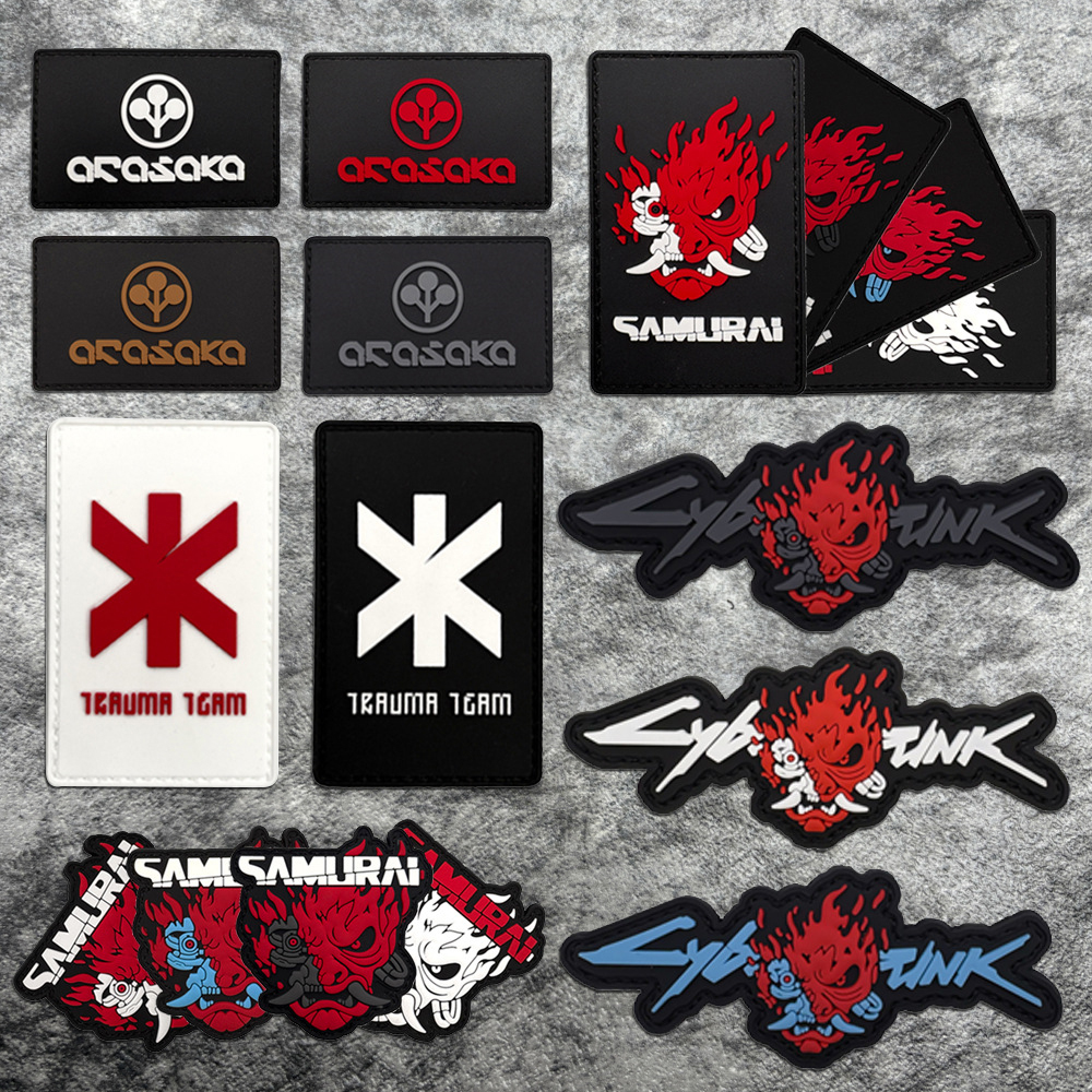 A Cyberpunk Pattern Pvc Patch, - Velcro Sew On review and price