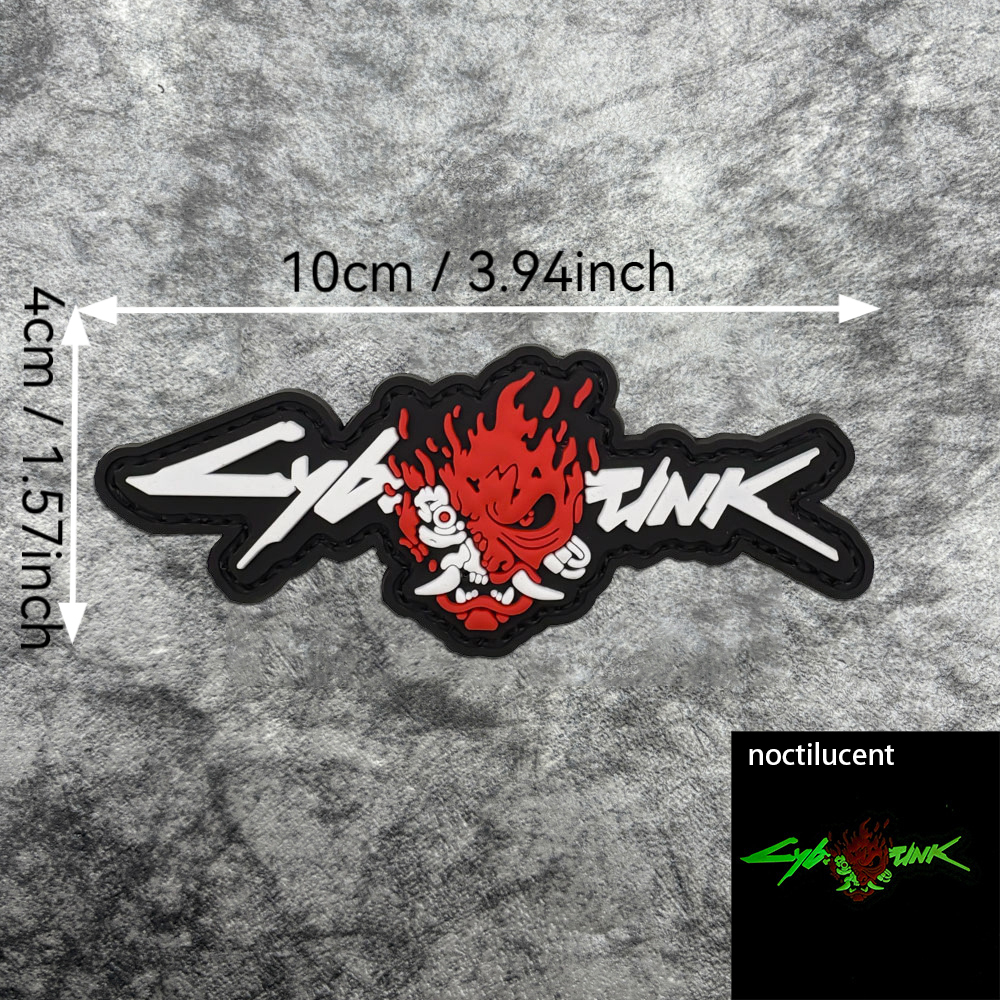 A Cyberpunk Pattern Pvc Patch, - Velcro Sew On review and price