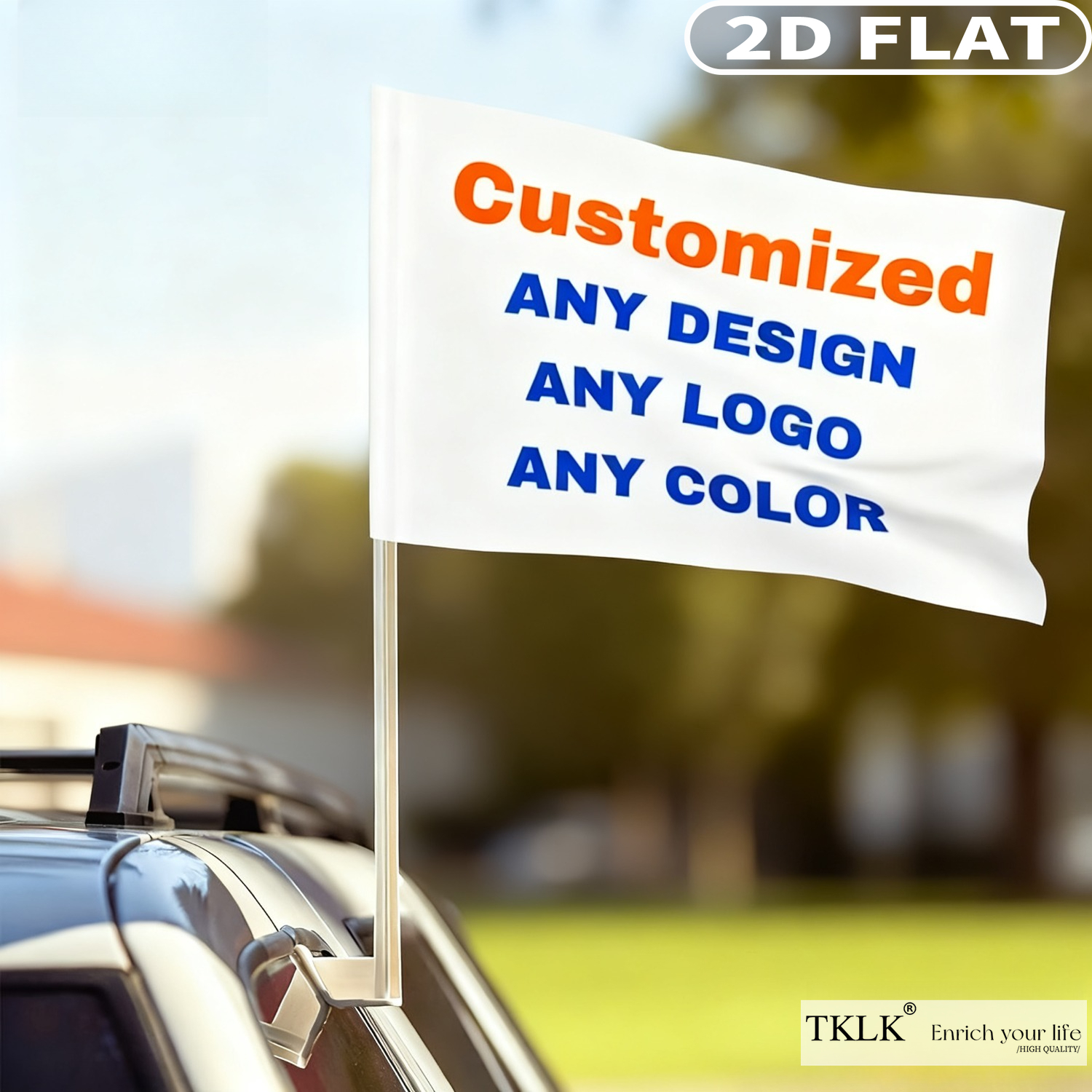 1pc / 5pcs Customize Car Flag  - Sewing Custom review and price
