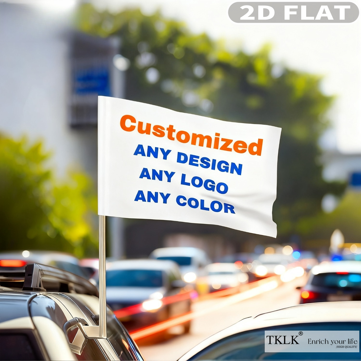 1pc / 5pcs Customize Car Flag  - Sewing Custom review and price