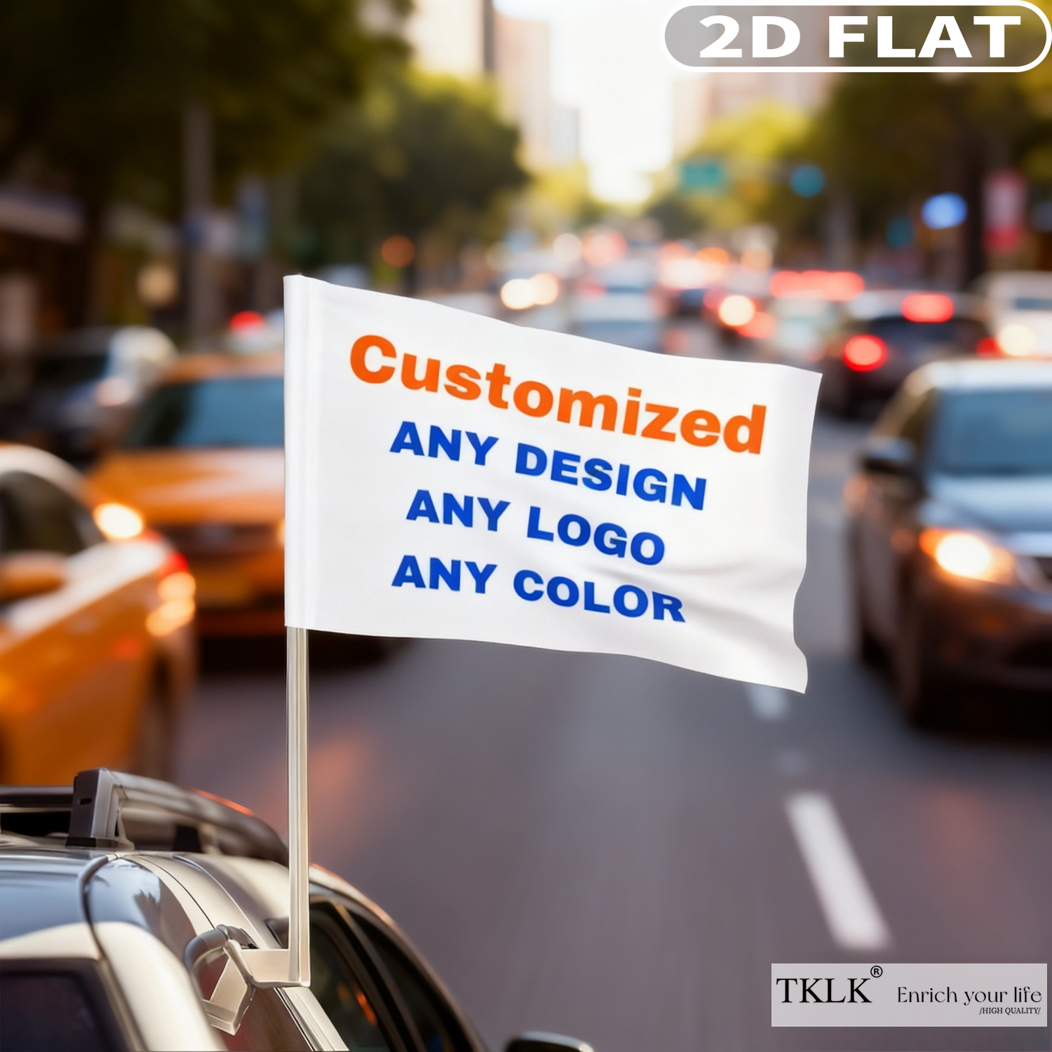 1pc / 5pcs Customize Car Flag  - Sewing Custom review and price